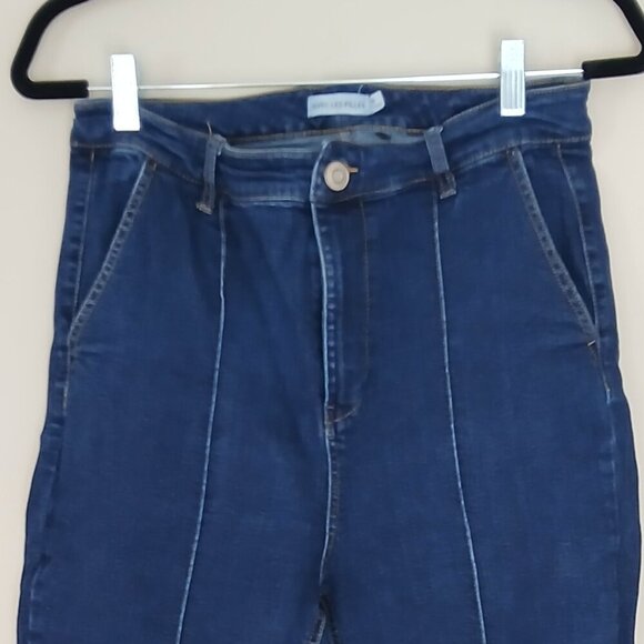 Anthropologie Avec Les Filles Wide Leg Stretch Denim Trouser Jeans Size 30 - Picture 3 of 5